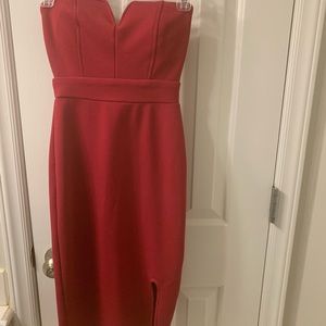 Speechless midi cocktail dress in color Berry.